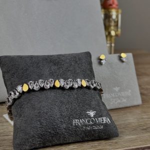 Conjunto em prata e ouro Franco Vieira - Queen