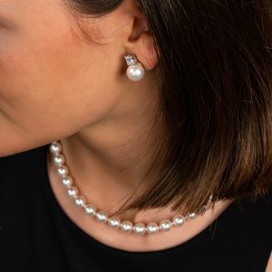 Brincos em prata Majorica - Clássico