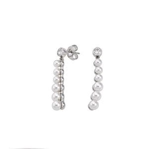 Brincos em prata Majorica - Belvedere