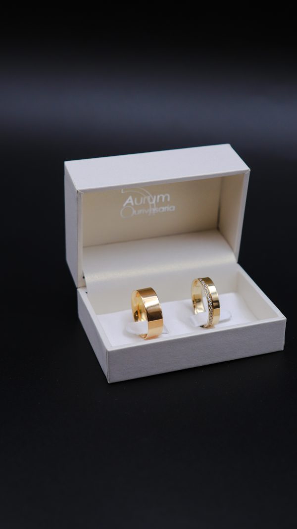 anilha amendoada com zirconias