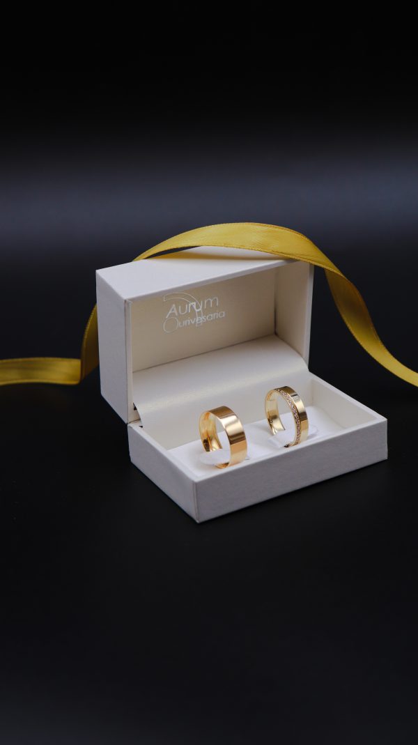 anilha amendoada com zirconias