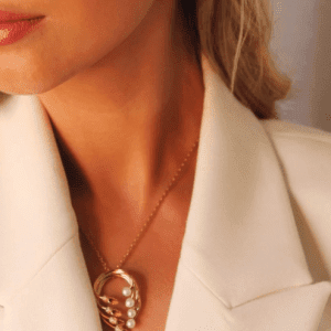 Colar em prata Syngular1s - Cups and pearls