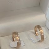 Alianças rosa com rebaixo na lateral e pedras2